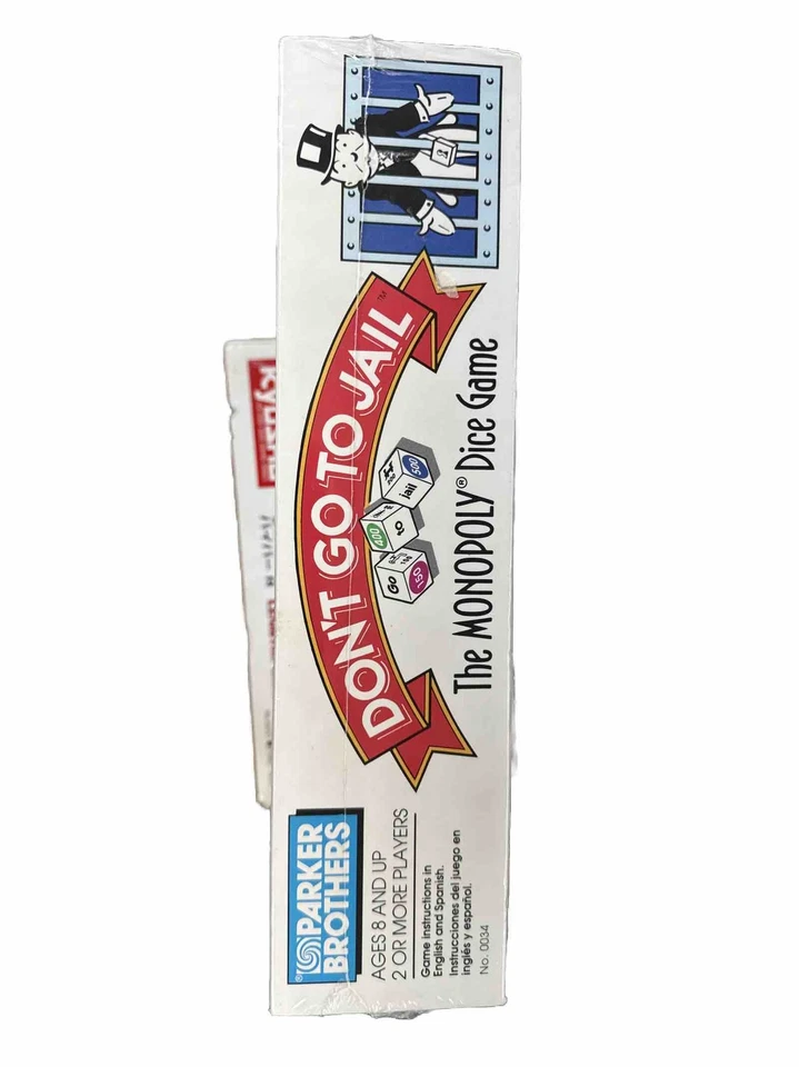 Don't Go to Jail The Monopoly Dice Game 1991 No.0034 New - Image 3 of 4