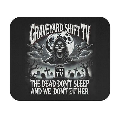 Graveyard Shift TV Mouse Pad (Rectangle)