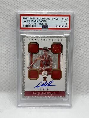 2017-18 Panini Cornerstones Lauri Markkanen #157 /199 Rookie Card 