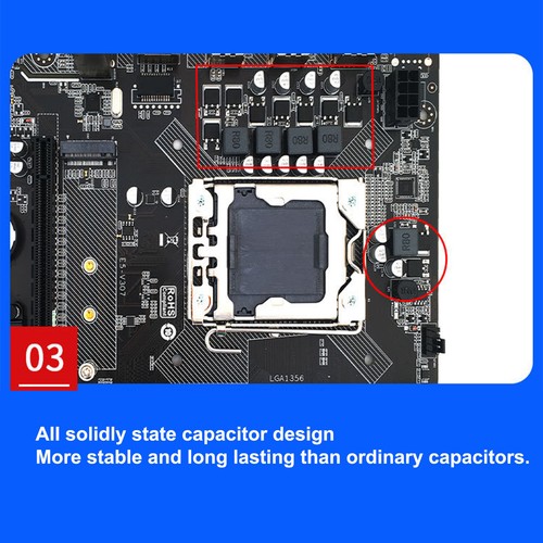 CPU Combo Motherboard X79 Dual Indicator Light Gaming PC Motherboard For - Picture 8 of 24