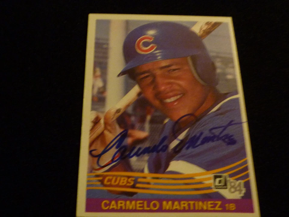 CARMELO MARTINEZ 1984 DONRUSS SIGNED AUTOGRAPHED CARD #623 CUBS - Photo 1/1