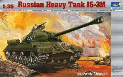 Trumpeter 00316 1/35 Russian Heavy Tank IS-3M Assembly Model Kit
