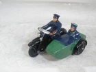 England Dinky Toys #42b POLICE MOTORCYCLE PATROL NEAR PERFECT CONDITION