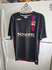 Vintage Olympique Lyonnais OL Lyon Umbro 2006 Novotel Jersey Men's Sz L New
