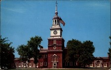Michigan Dearborn Henry Ford Museum tower entrance ~ 1950s-60s postcard sku287