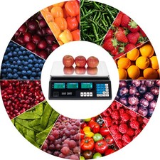 Digital Scale Weighting Kitchen Fruit Vegetable Meat 40kg Weighing home usage