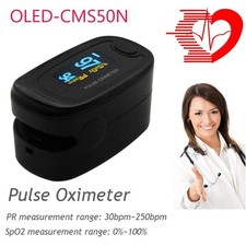 Finger Pulse Oximeter Blood Oxygen SpO2 Heart Rate Monitor o2 monitor CMS50NA