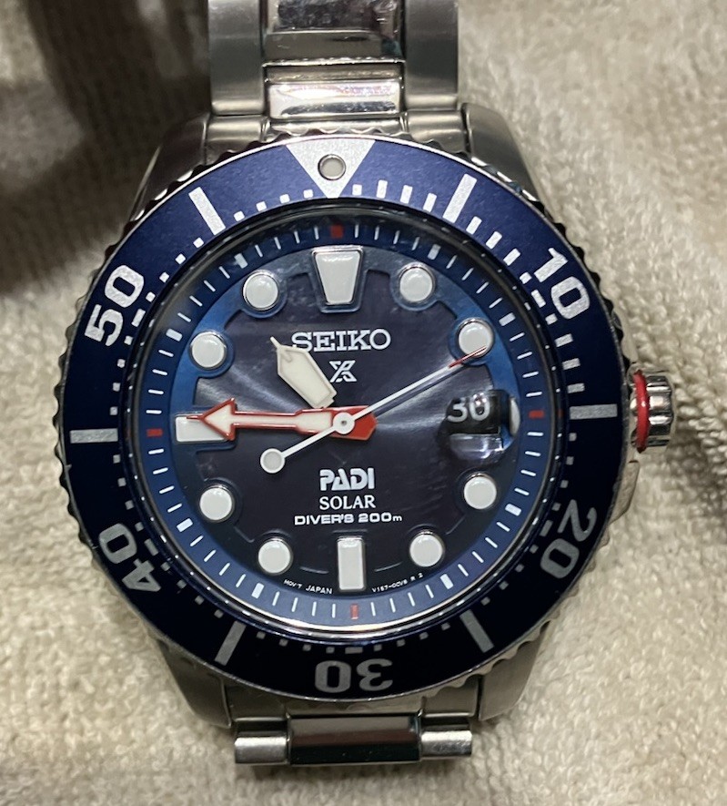 SEIKO セイコー V157-0DD0 ダイバーズウォッチ Seiko Prospex V157-0DF0 Special Edition PADI Divers 200M Solar