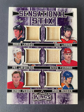 2019-20 Leaf Sensational Stix Lemieux Lindros LaFontaine Yzerman Messier Fedorov