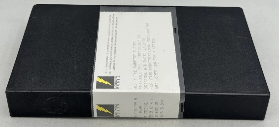 Buffy the Vampire Slayer FYC VHS “Becoming Part 1” 1998 Promo Screener RARE - Image 2 of 4