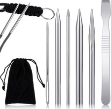 6Pcs Paracord Tools Set - Jig, Needle, Lacing  Stitching Accessories