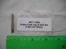 SALE Aristo-Craft ART-11902 Tap and Drill Bit Set, 2 mm for Track, Twist Drills