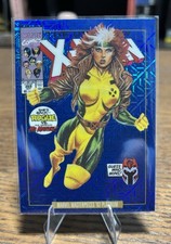Rogue 2024 Skybox Marvel Masterpieces '92 Platinum Variant Covers Blue Traxx 79V