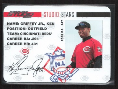 2004 Donruss Studio - Studio Stars Ken Griffey Jr #SS-30 for sale
