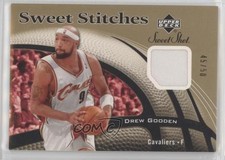 2006-07 Upper Deck Sweet Shot Stitches Memorabilia Gold 45/50 Drew Gooden 13ys