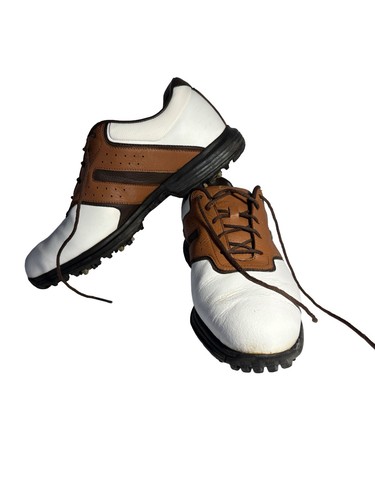 Nike Air Tour Saddle Men's Brown/White Golf Shoes M8 - Picture 3 of 9