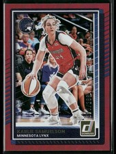 2025 Panini Donruss WNBA Karlie Samuelson #50 Red Holo /299 Lynx BB1610