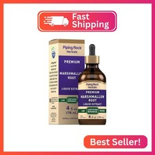 Piping Rock Marshmallow Root Extract Liquid 4 Fl Oz Tincture Drops