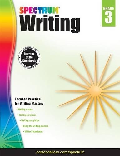 Spectrum Spectrum Writing, Grade 3 (Tascabile)