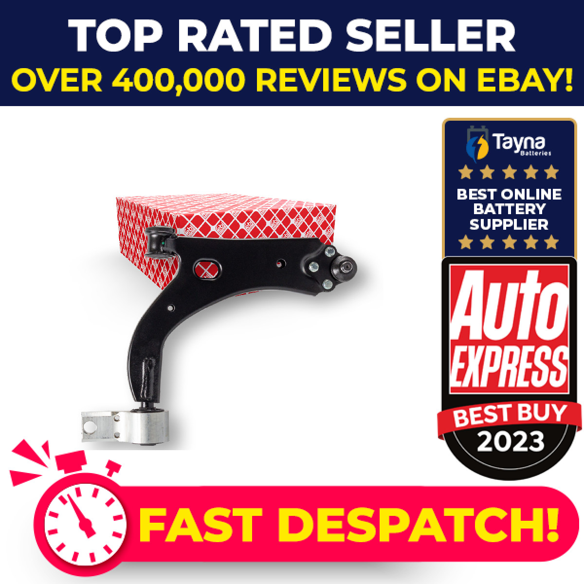 Wishbone / Suspension Arm fits FORD FIESTA Mk5 1.3 Front Lower, Right 01 to 08