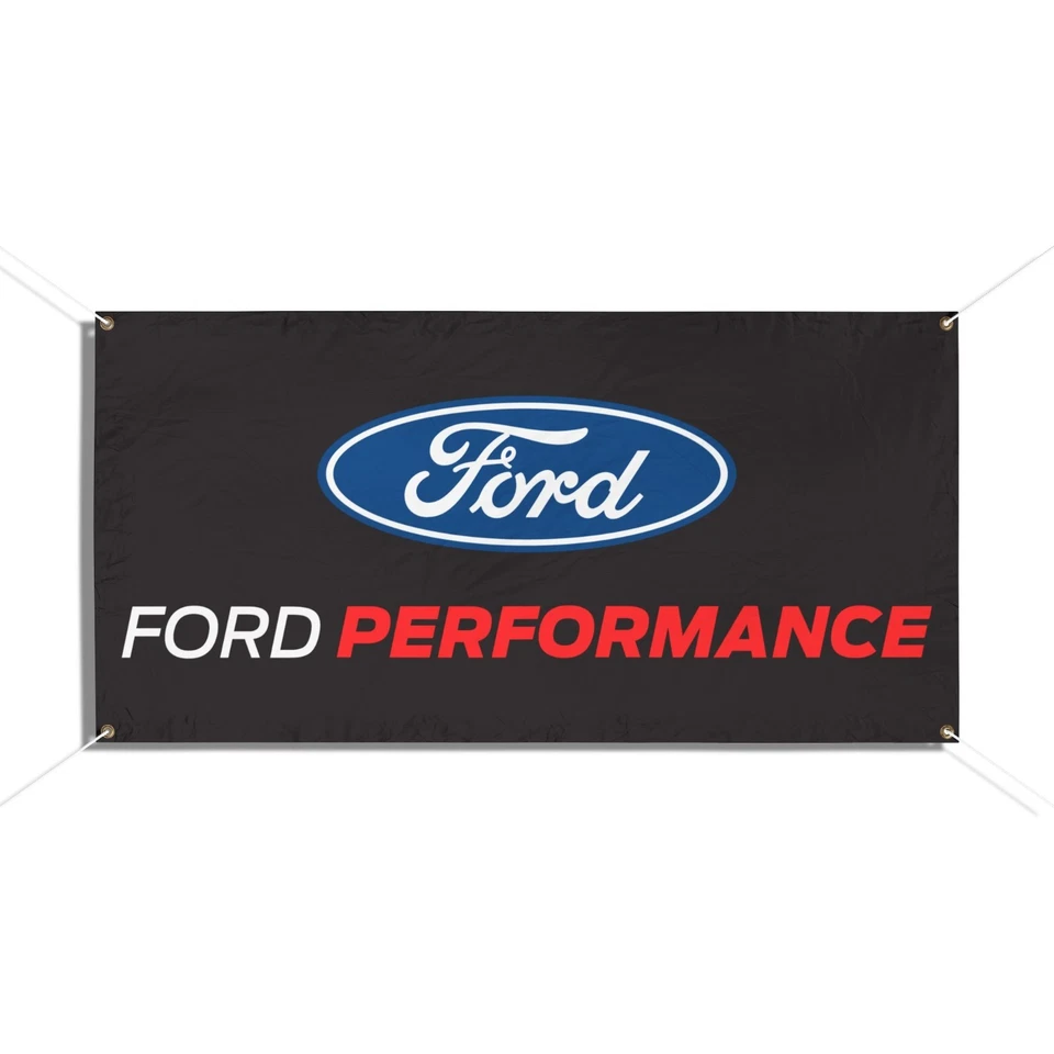 Banner de garaje Ford Performance 2' X 4' pies Foto 2 de 4