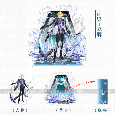 Anime Zenless Zone Zero Ravenlock Deluxe Acrylic Desktop Stand