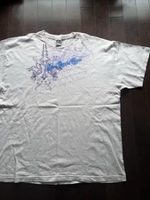 VINTAGE GAT JEANS GYPSIES AND THIEVES SHIRT XXL GRAFFITI ART RAVE Y2K BAGGY TEE