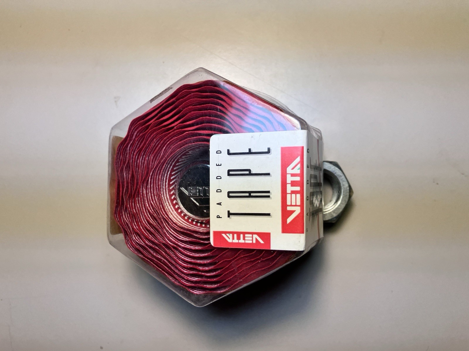 VINTAGE NOS 1989 Vetta Bar Tape. Red With White Pattern. 