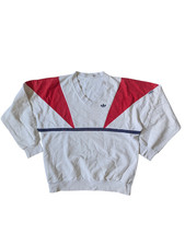 Vintage 80/90s Adidas Climalite 2000 Sweatshirt Football Soccer Crewneck L/XL