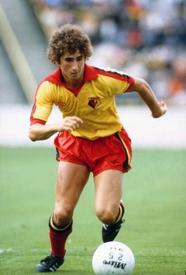 1982 Watford v Leyton Orient Nigel Callaghan of Watford Old Photo