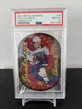 2021 Metal universe #15 Cole Caulfield 2021 Jambalaya PSA 10 (RC) case hit! 
