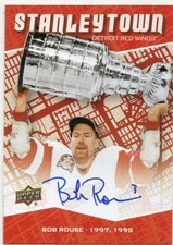 2025-26 Detroit red wings Centenial Stanley Town Bob Rouse Auto SP