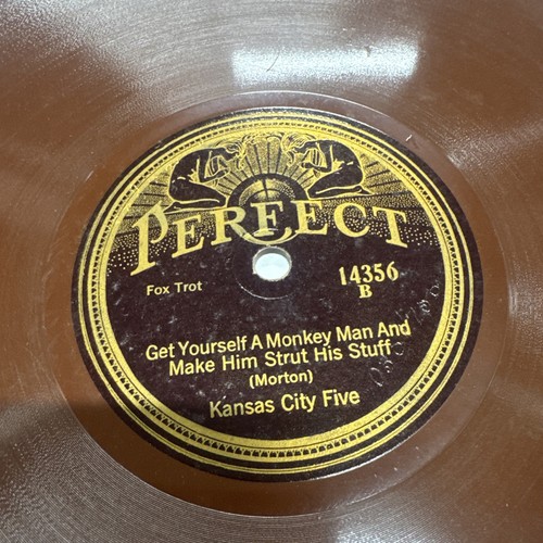 Perfect 78 RPM Kansas City Five - Get Yourself A Monkey And Strut 14356 ...