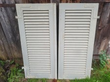 1 Paar Fensterladen - Holz - gebraucht - Höhe 122 cm - Breite 54,5 cm