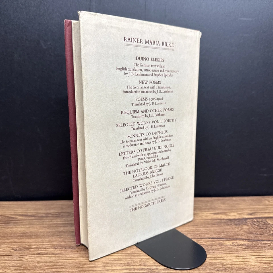 Poems 1906 - 1926 by Rainer Maria Rilke 1976 HOGARTH PRESS Hardcover HC/DJ - Image 2 of 4