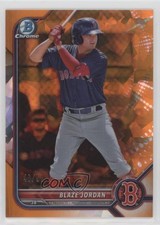 2022 Bowman Sapphire Edition Chrome Prospects Orange 46/50 Blaze Jordan 0o48