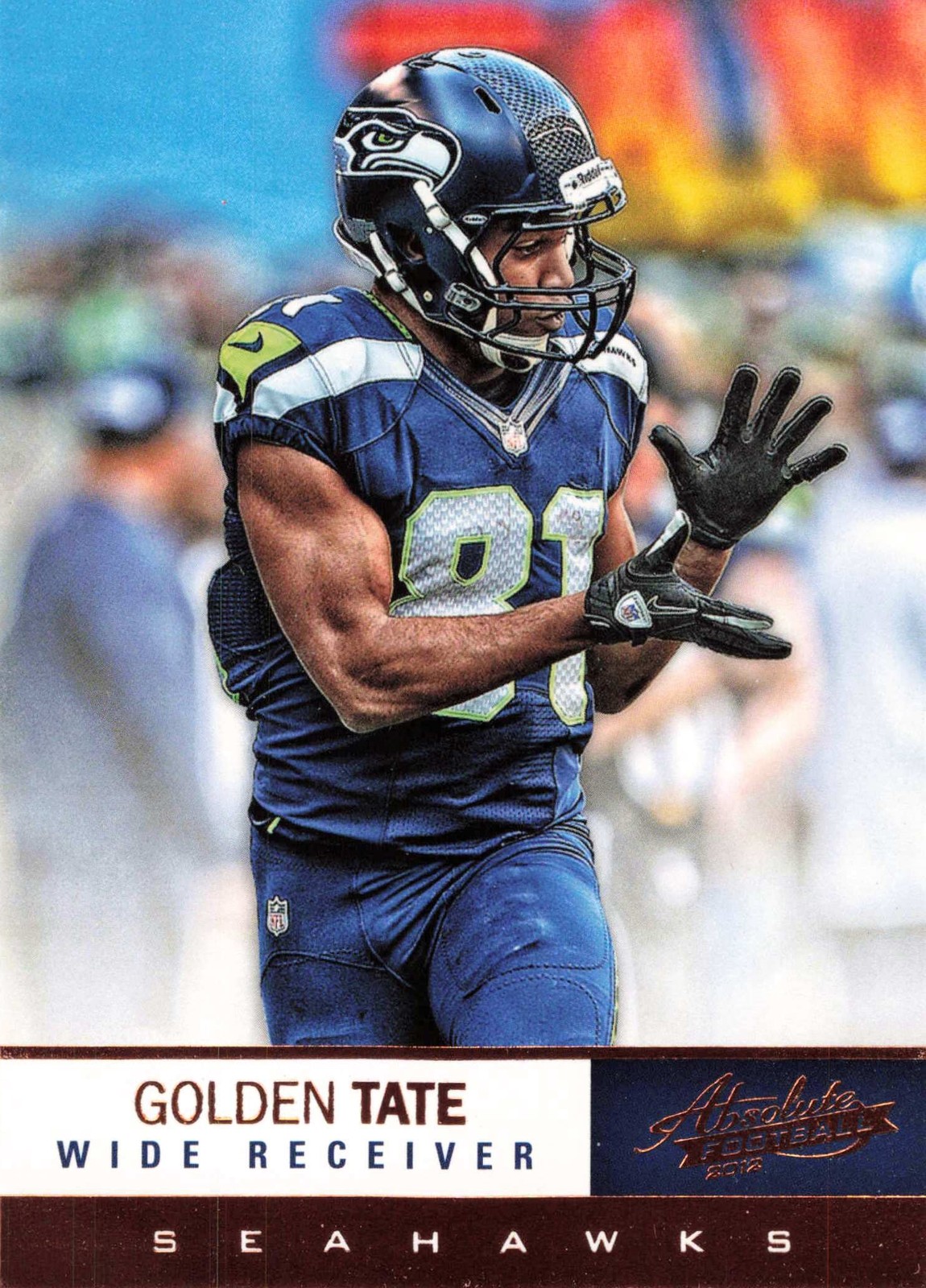 Golden Tate 2012 Panini Absolute #87 Seattle Seahawks Football