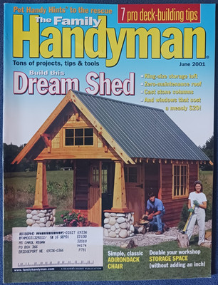 Family Handyman Magazine - June 2001 Issue - Build This Dream Shed