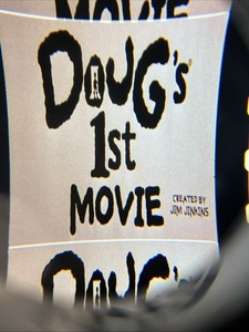 Doug Movie Title Authentic 35mm Film Strip (7 Cells) Unique Title Intro Disney