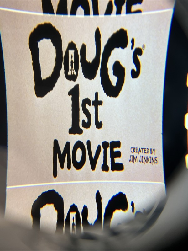 Doug Movie Title Authentic 35mm Film Strip (7 Cells) Unique Title Intro Disney