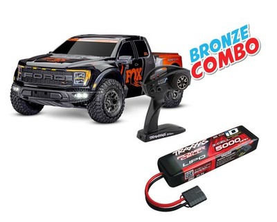 Traxxas Ford Raptor-R 4x4 4s VXL Ultimate Edition FOX 1 Bronze Combo TRX10117...