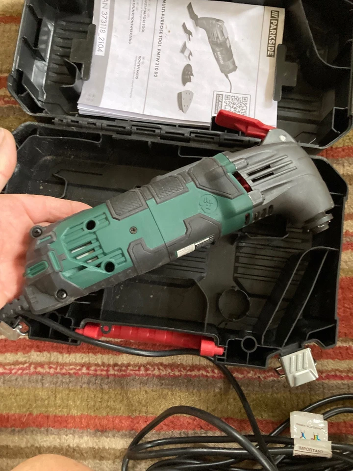Parkside, PMFW 310 D2,Corded Electric Multi Tool With Attachments - Image 2 of 4