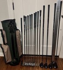 Tour Model II Iron/Dunlop Wood Men’s 14-club Golf Set /Palmer Cart Bag/New Grips