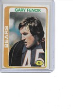1978 Topps Gary Fencik Rookie Chicago Bears Football Card #497. rookie card picture