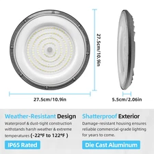 300W 200W UFO Led High Bay Light Industrial Factory Warehouse Commercial Light