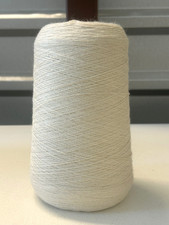 NICE Spool Cone Peru SOFT 0 Alpaca Wool Yarn Mix 1lb 5oz 600gr 1292 Off White