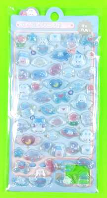 Bonbon Drop Bunny Rabbits Sanrio Sticker Pack Blue