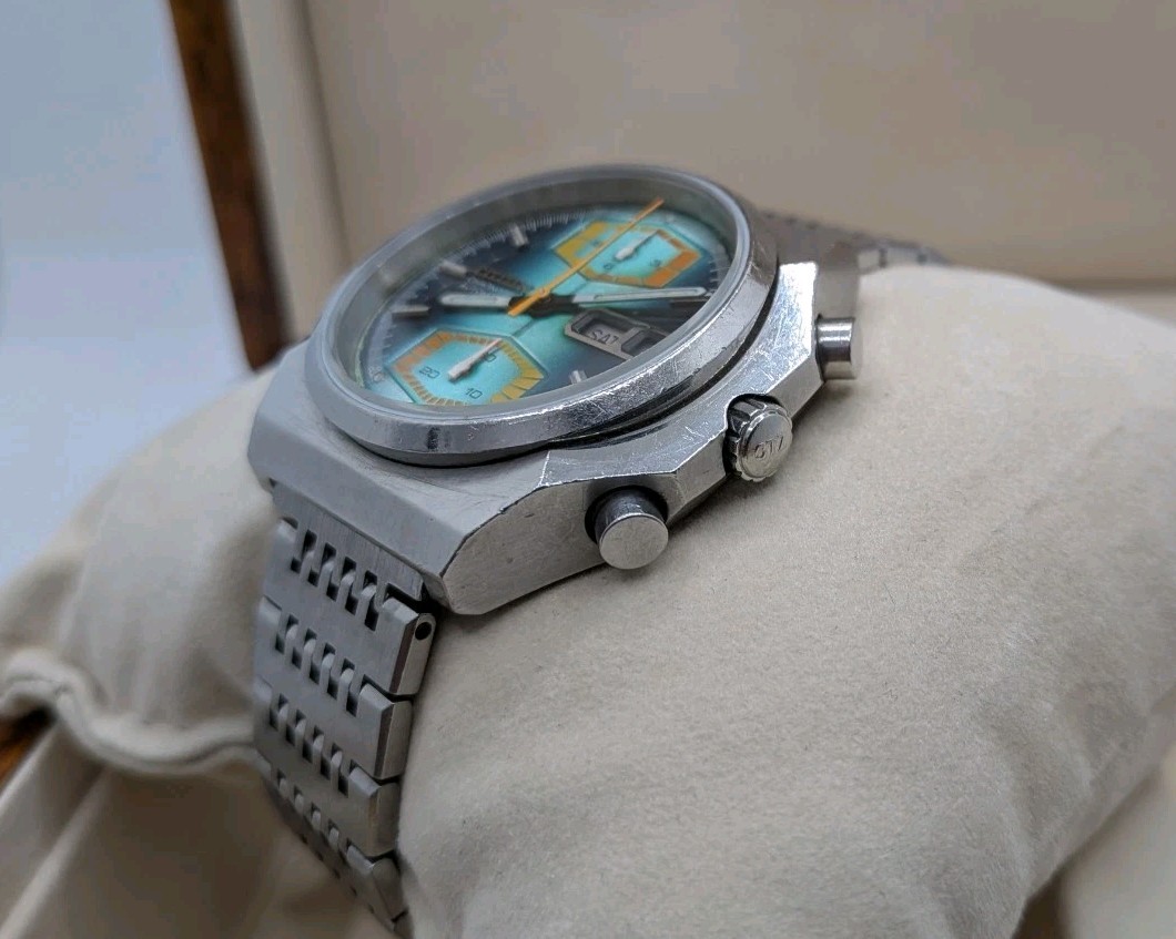 Vintage Citizen 8110A 67-9151 23 Jewels Chronograph Watch | eBay