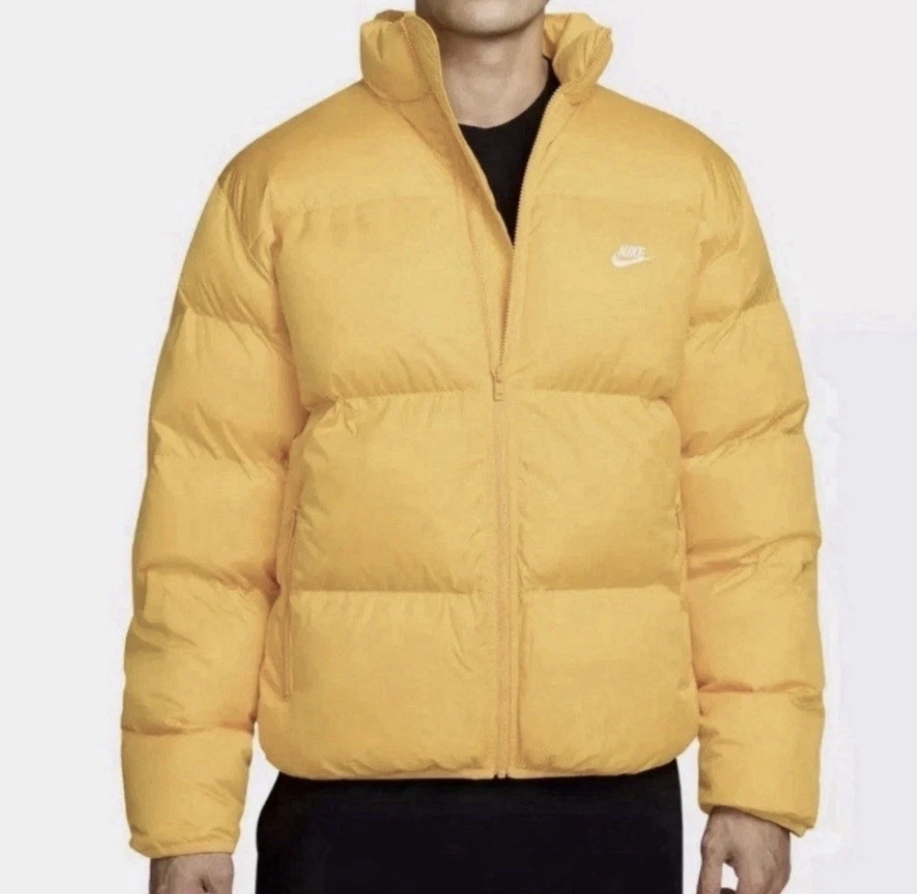 Nike Sportswear Puffer Jacket Yellow FB7368-739 Size S