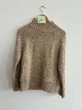 Michael Kors Gray Tight-Knit Turtleneck Pullover Sweater Women  s Size S